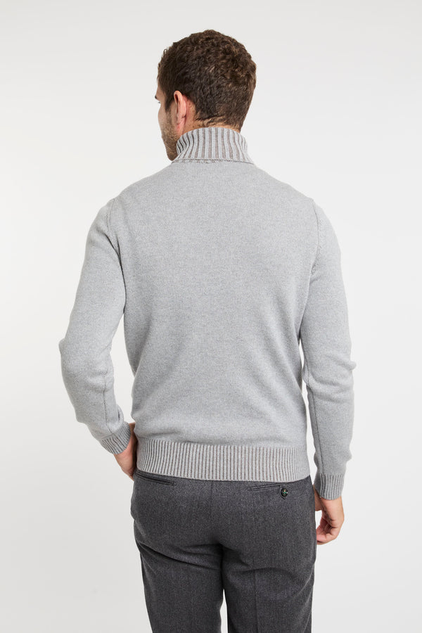 Barba Knitwear Grey Sweaters - 4