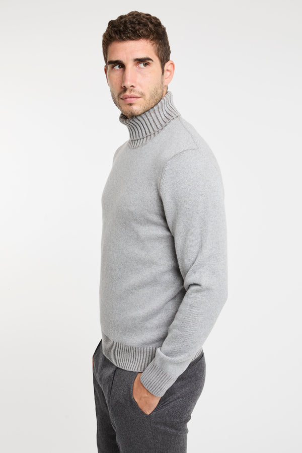 Barba Knitwear Grey Sweaters - 5