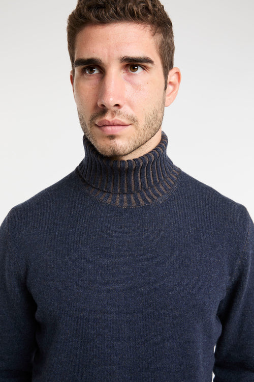 Barba Strickwaren Blau Pullover-2