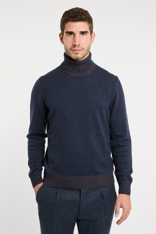 Barba Strickwaren Blau Pullover