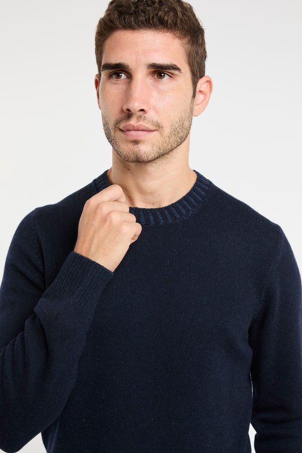 Barba Knitwear Blue Sweaters - 1