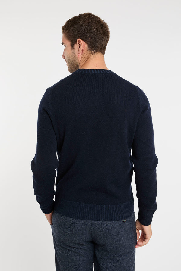 Barba Knitwear Blue Sweaters - 5