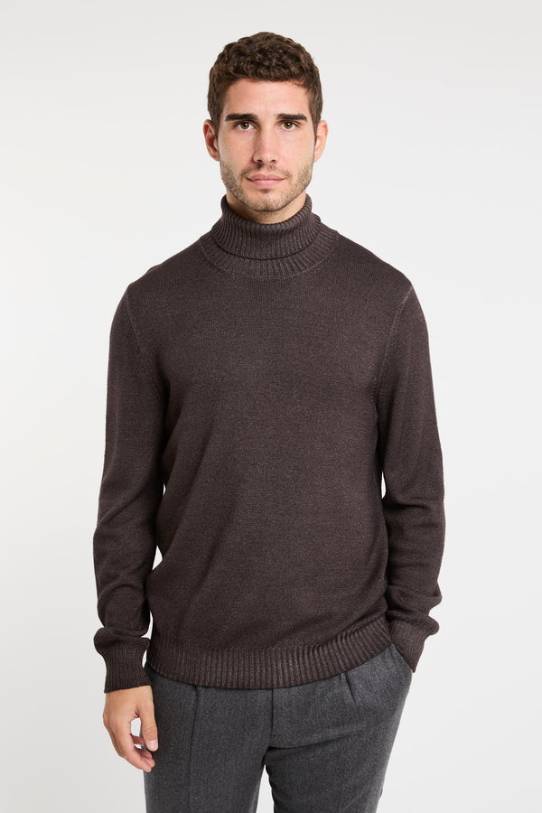 Barba Knitwear Brown Sweaters - 1