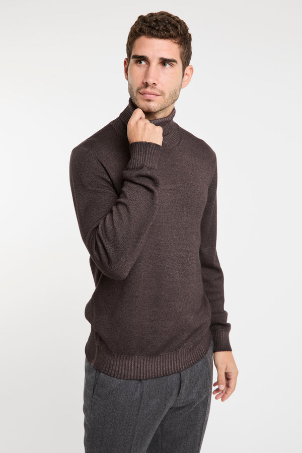 Barba Knitwear Brown Sweaters - 4