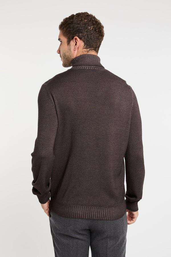 Barba Knitwear Brown Sweaters - 5