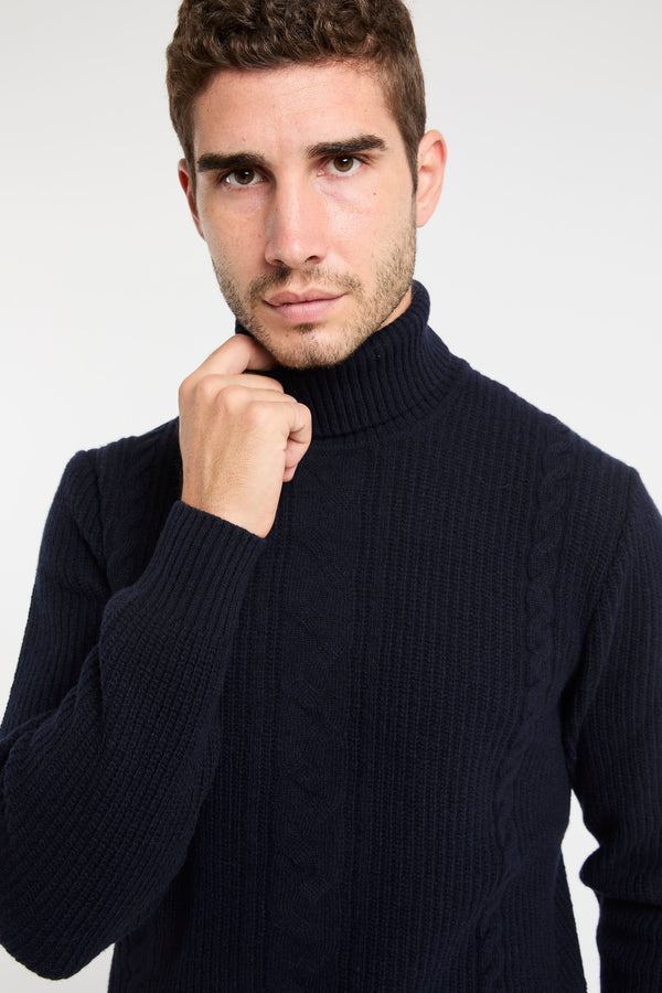 Barba Knitwear Blue Sweaters - 1