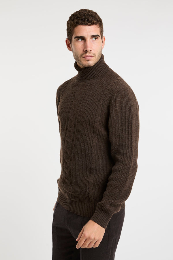 Barba Knitwear Brown Sweater - 2