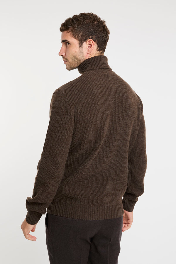 Barba Knitwear Brown Sweater - 3