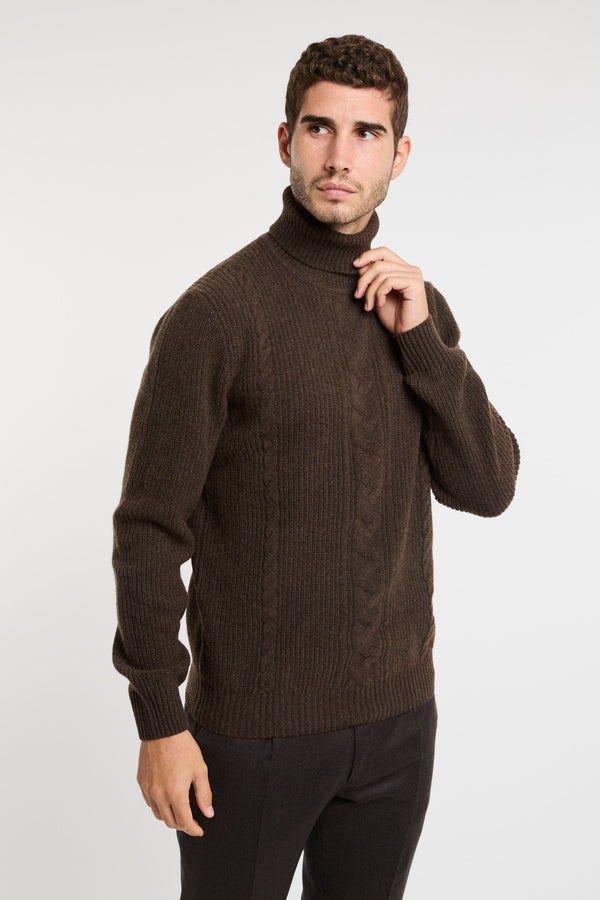 Barba Knitwear Brown Sweater - 5