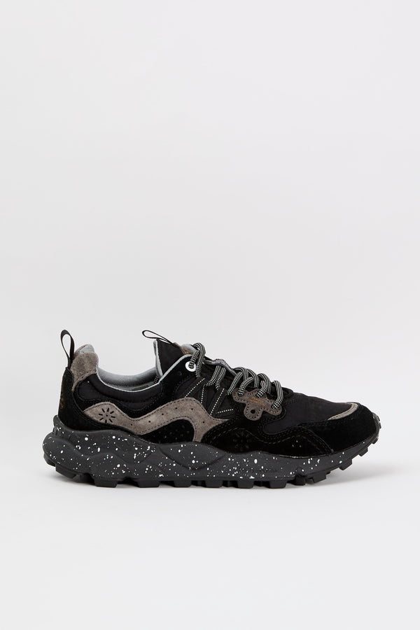 Flower Mountain Sneaker Yamano 3 Suede/Nylon Black - 1