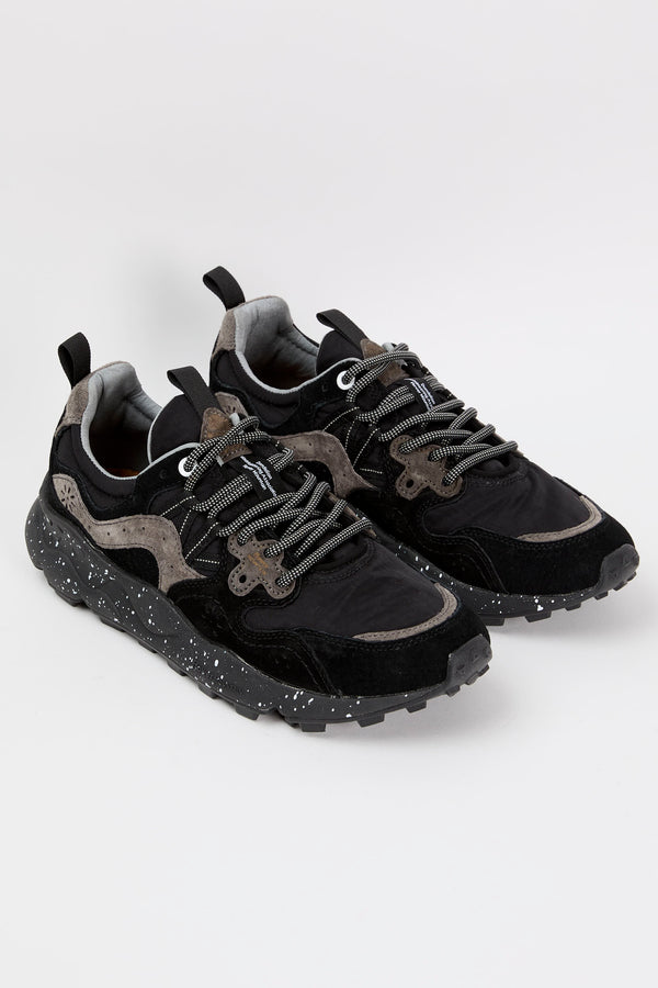 Flower Mountain Sneaker Yamano 3 Suede/Nylon Black - 3