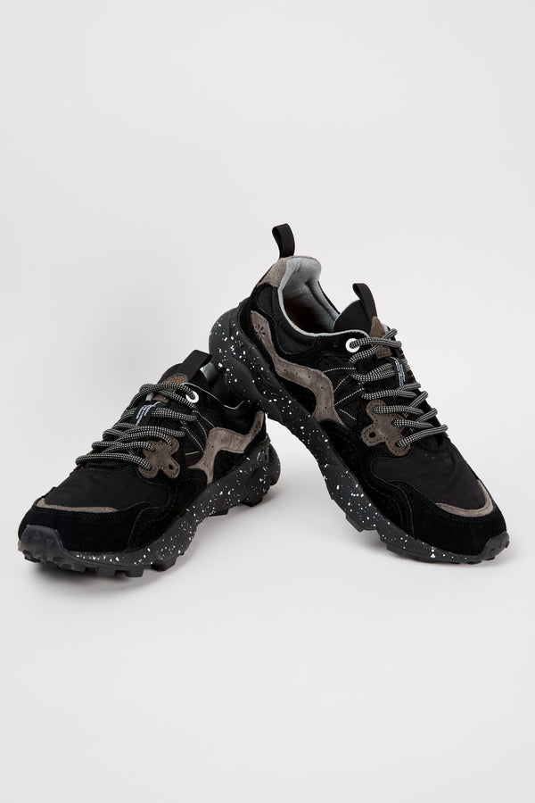 Flower Mountain Sneaker Yamano 3 Suede/Nylon Black - 6