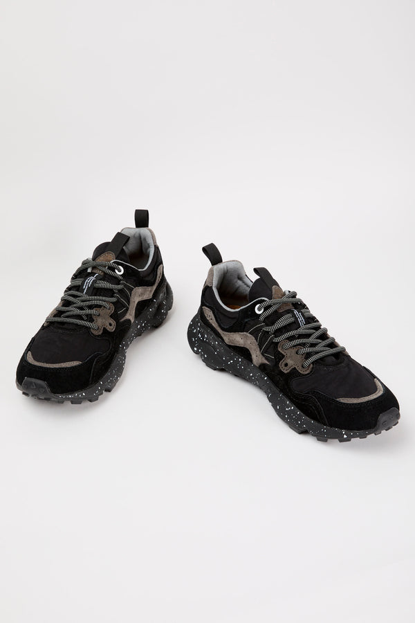 Flower Mountain Sneaker Yamano 3 Suede/Nylon Black - 7