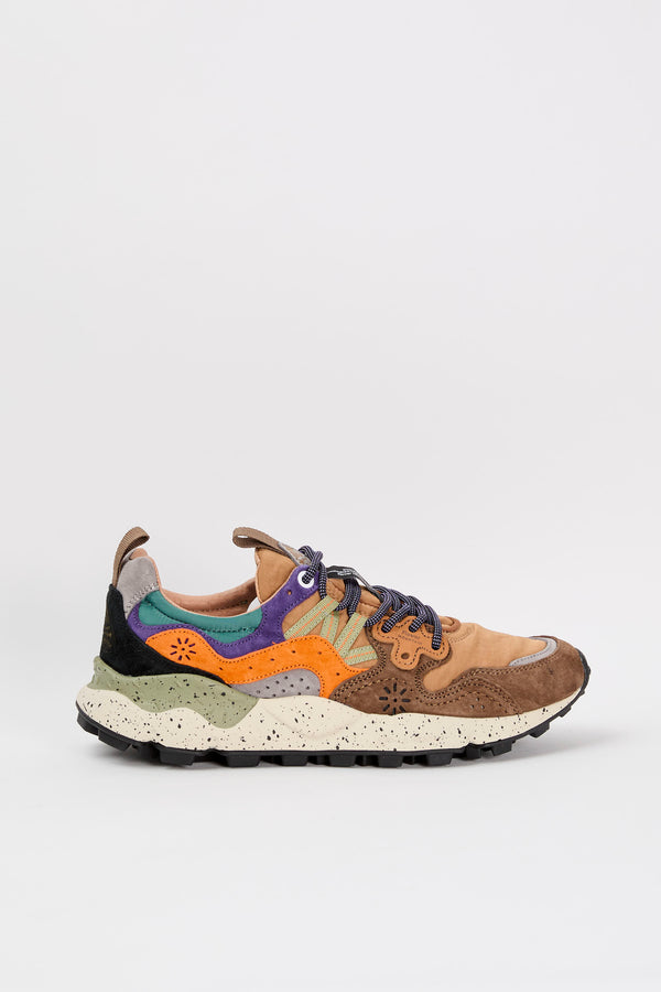 Flower Mountain Sneaker Yamano 3 Suede/Nylon Camel/Brown - 1