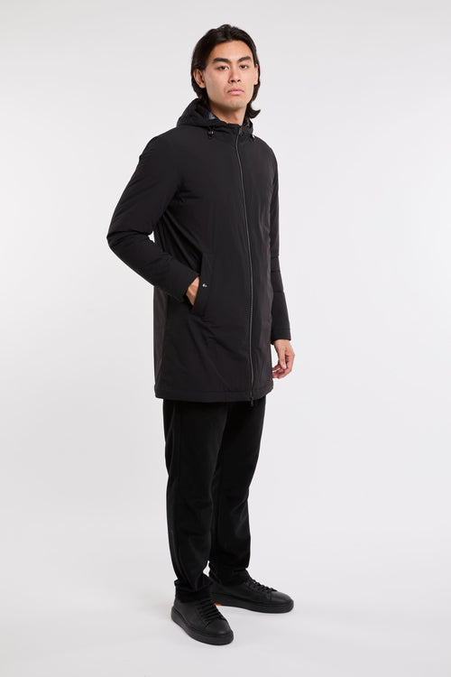 Herno Nylon Parka Jacket Black-2