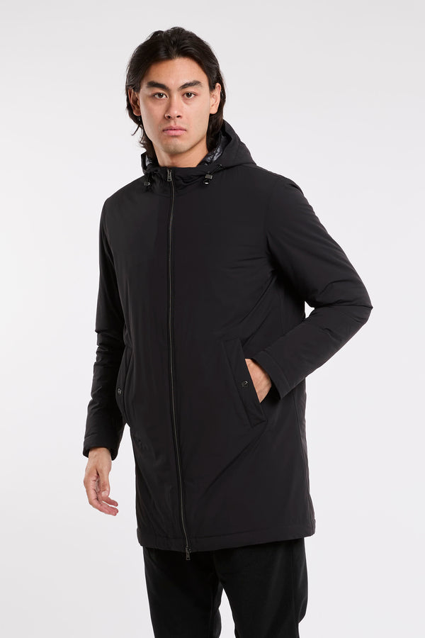 Herno Parka Nylon Jacke Schwarz - 3