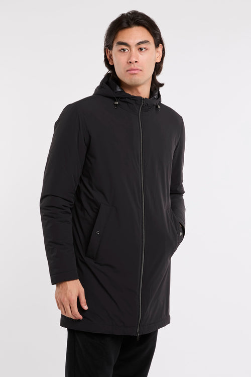 Herno Nylon Parka Jacket Black