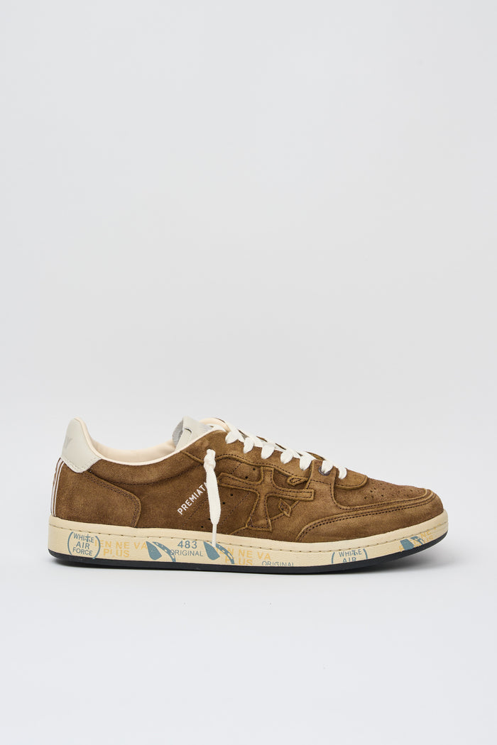 premiata-sneakers-basket-clay-suede-braun-1