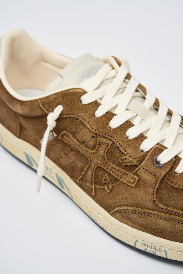 Premiata Sneakers Basket Clay Suede Braun - 4