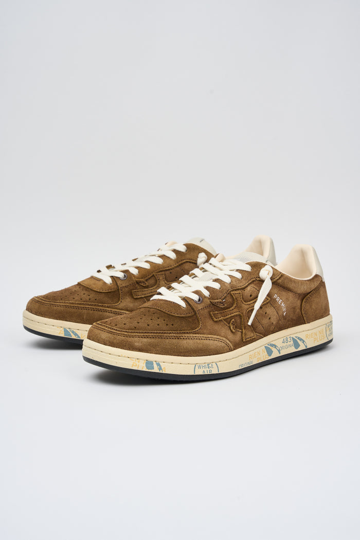 premiata-sneakers-basket-clay-suede-braun-6