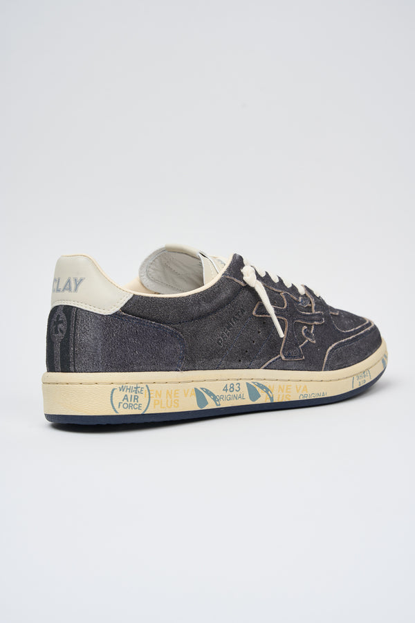 Premiata Sneakers Basket Clay Suede Blue - 5