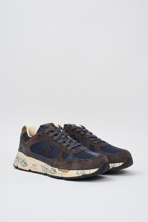 Premiata Sneakers Mase Suede/Nylon Blue-2