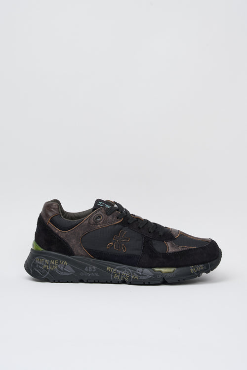 Premiata Sneakers Mase Suede/Nylon Schwarz