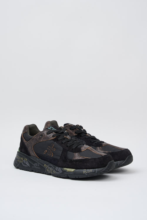 Premiata Sneakers Mase Suede/Nylon Black-2