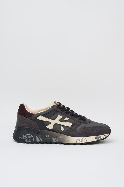 Premiata Sneakers Mick Leder/Nylon/Wildleder Grau