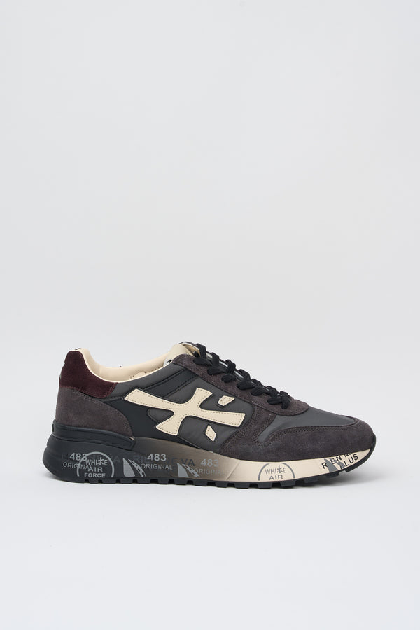 Premiata Sneakers Mick Leather/Nylon/Suede Grey - 1