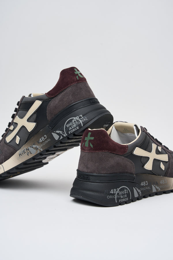 Premiata Sneakers Mick Leather/Nylon/Suede Grey - 5