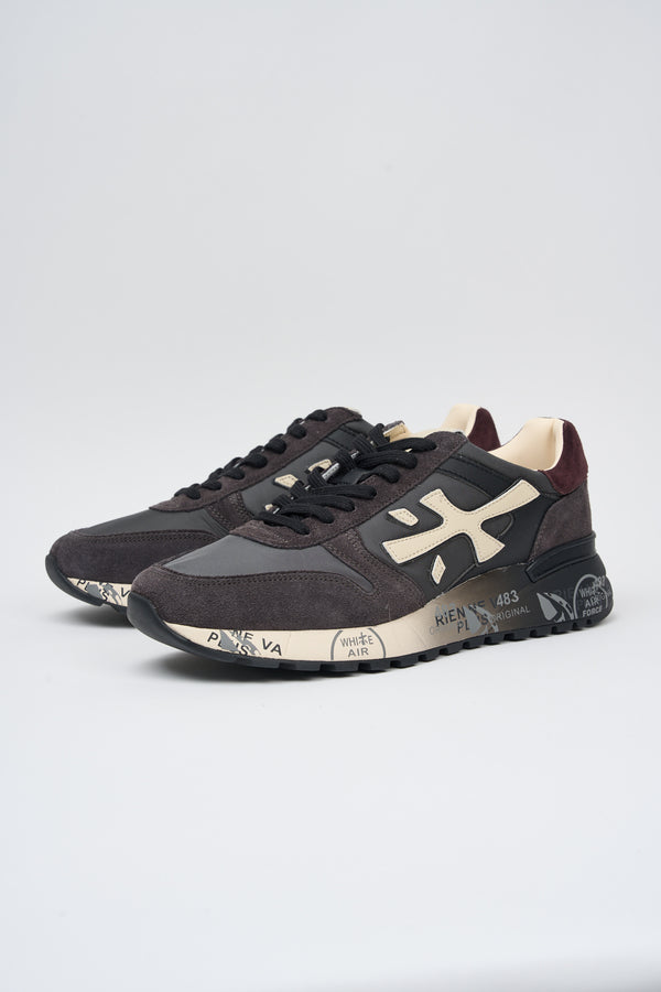 Premiata Sneakers Mick Leather/Nylon/Suede Grey - 6