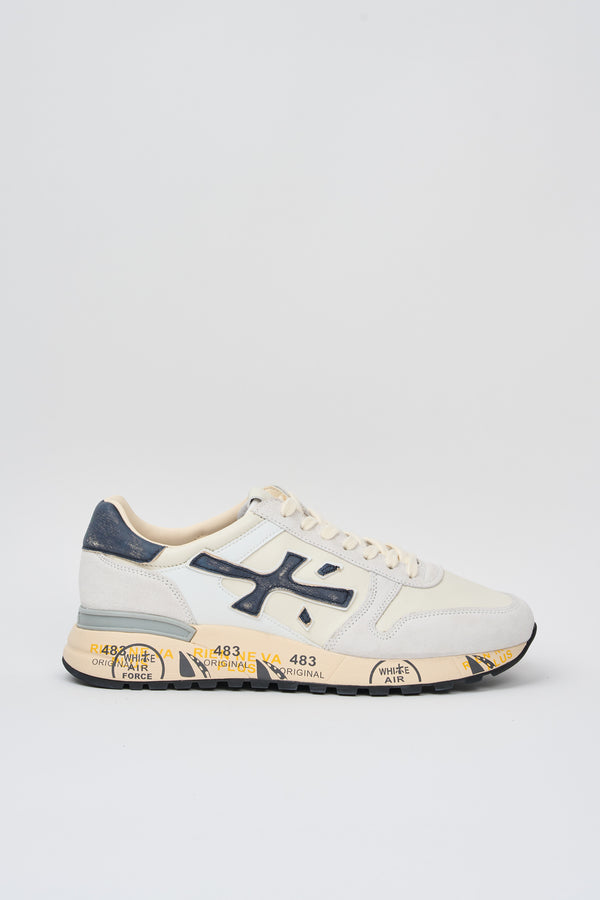 Premiata Sneakers Mick Leder/Nylon/Wildleder Weiß - 1