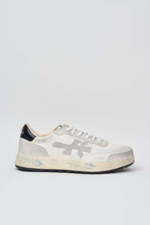 Premiata Sneakers Nous Leder/Suede Weiß