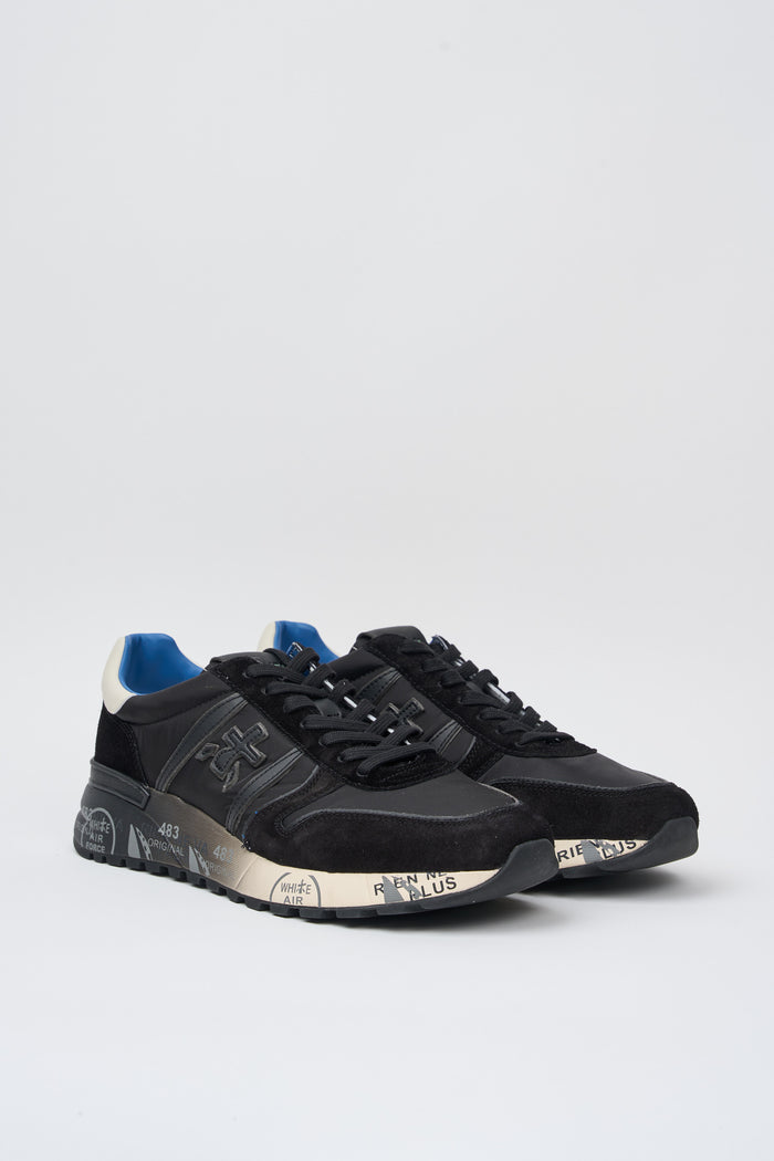 premiata-sneakers-lander-suede-nylon-leather-black-2