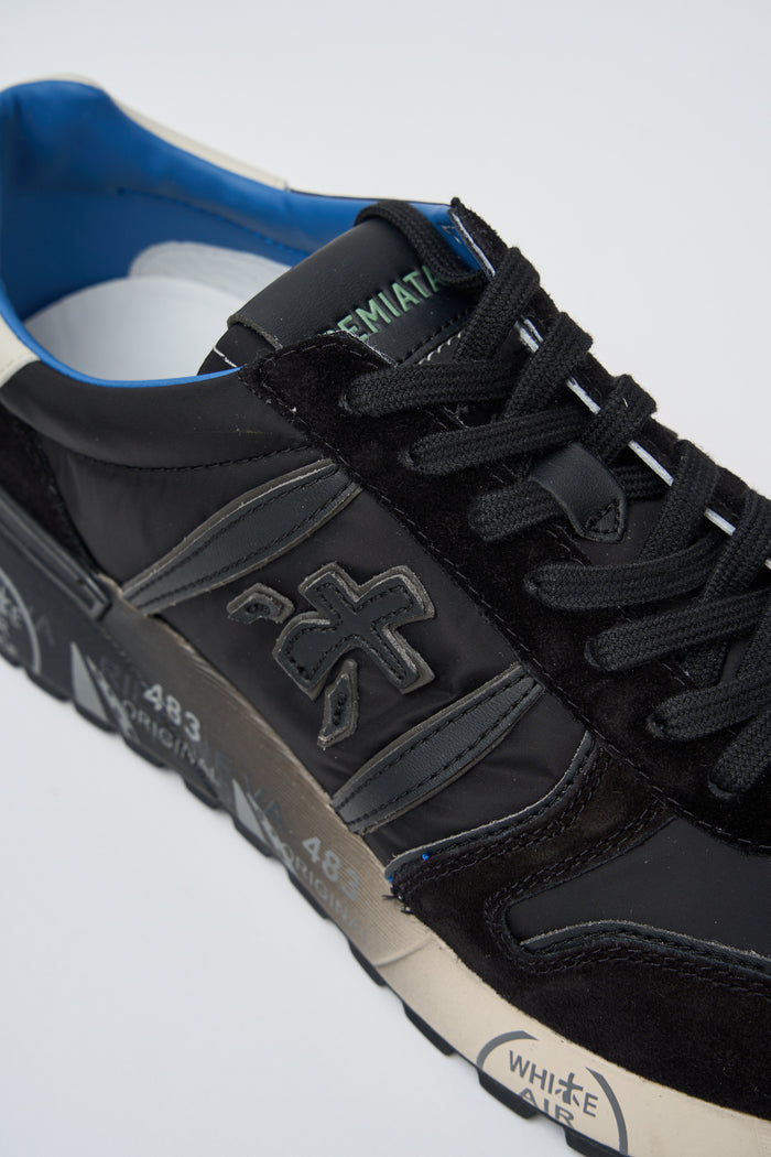 premiata-sneakers-lander-suede-nylon-leather-black-4