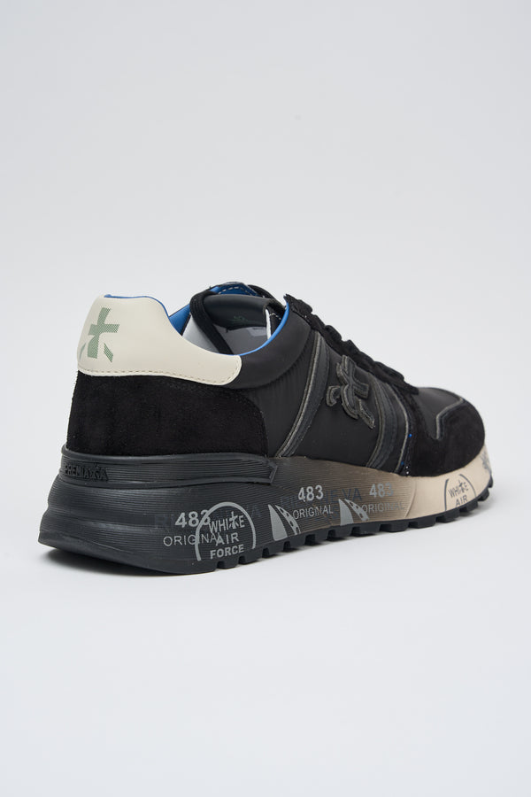 Premiata Sneakers Lander Suede/Nylon/Leather Black - 5