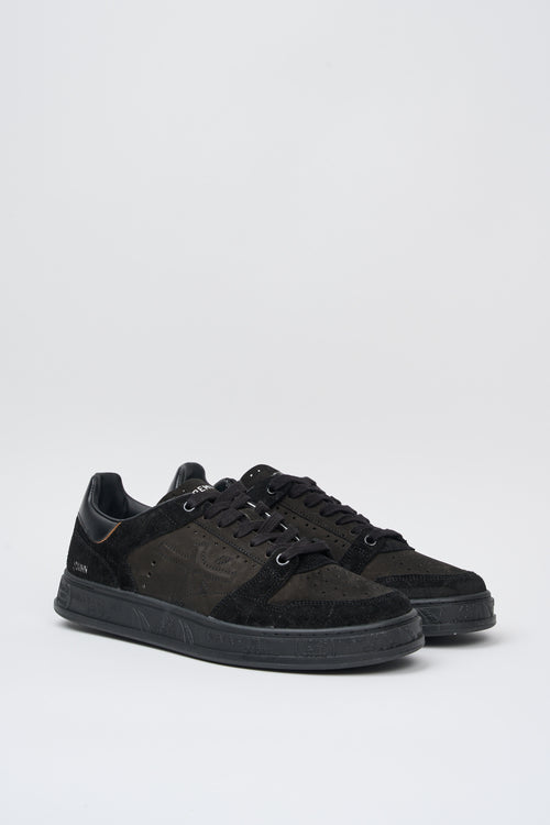 Premiata Sneakers Quinn Suede Schwarz-2