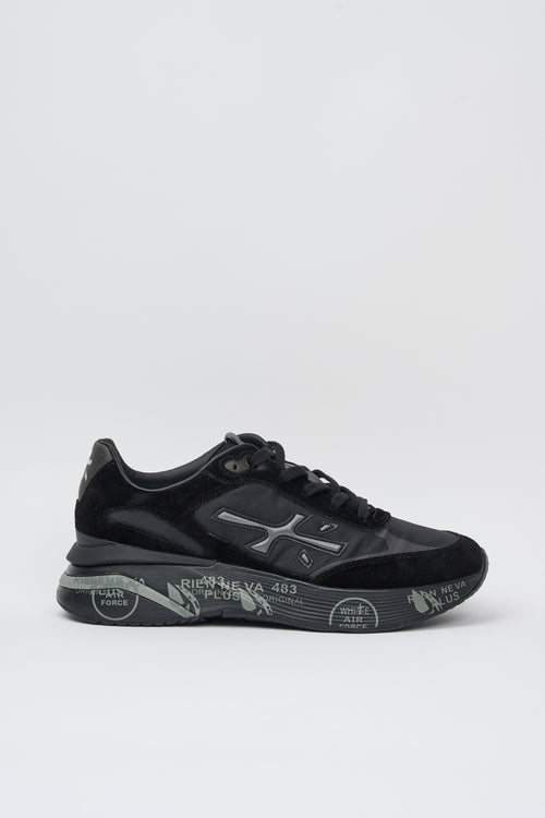 Premiata Sneakers Moerun Suede/Nylon Black