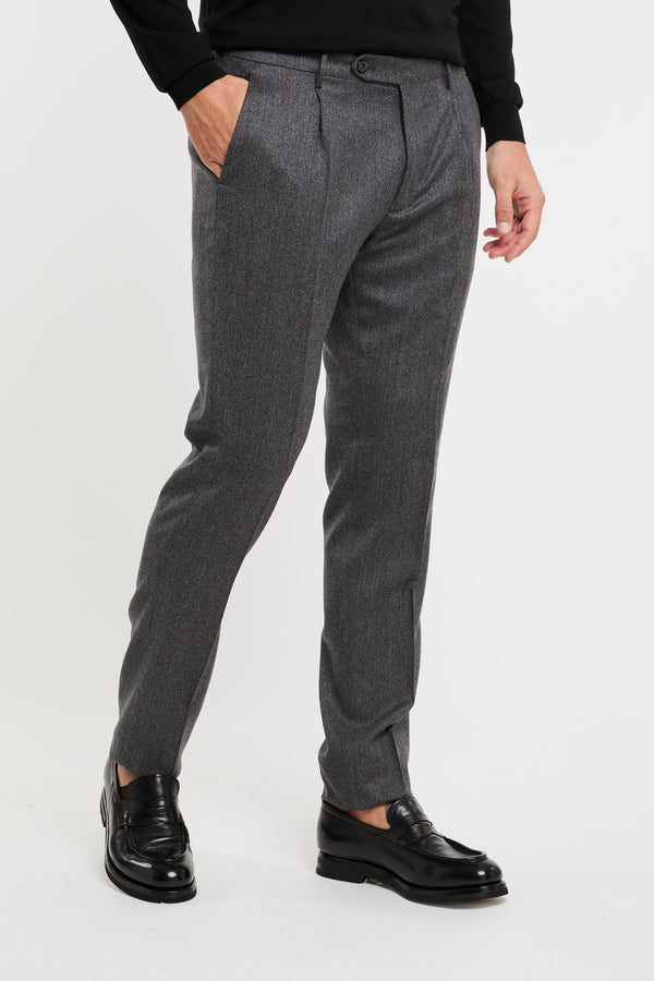 Morello1P Grey Trousers by Berwich - 3