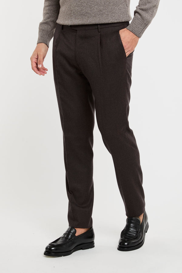 Morello1P Brown Trousers by Berwich - 1