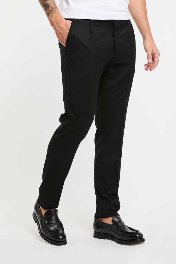 Berwich Morello1P Nylon Black Trousers - 4