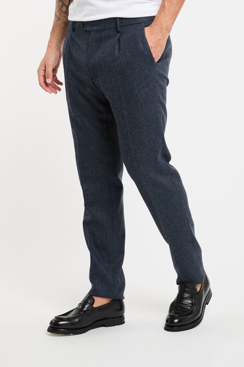 Morello1P Trousers Blue Fabric Berwich-2