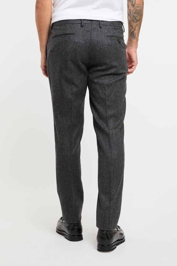 Morello1P Grey Fabric Trousers by Berwich - 4