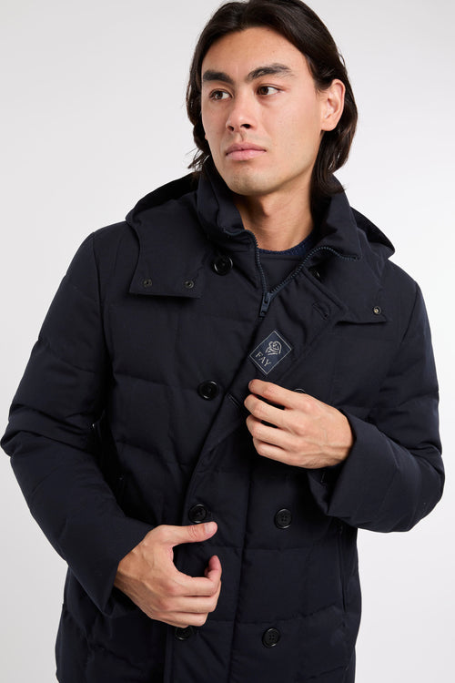 Fay Down Jacket Polyester/Blue-2