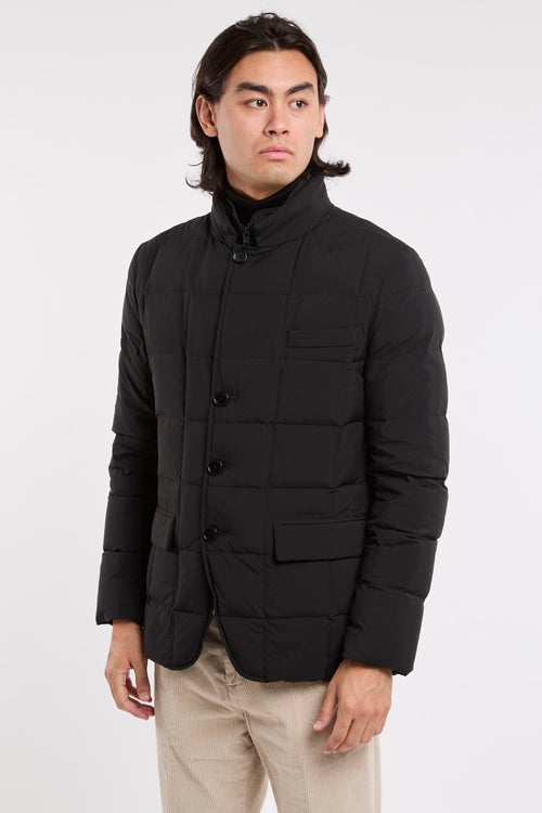 Fay Quilted Polyester Black Jacket-2