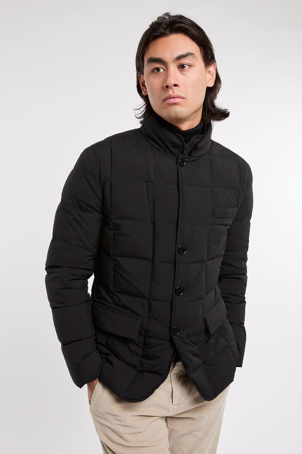 Fay Quilted Polyester Black Jacket - 3