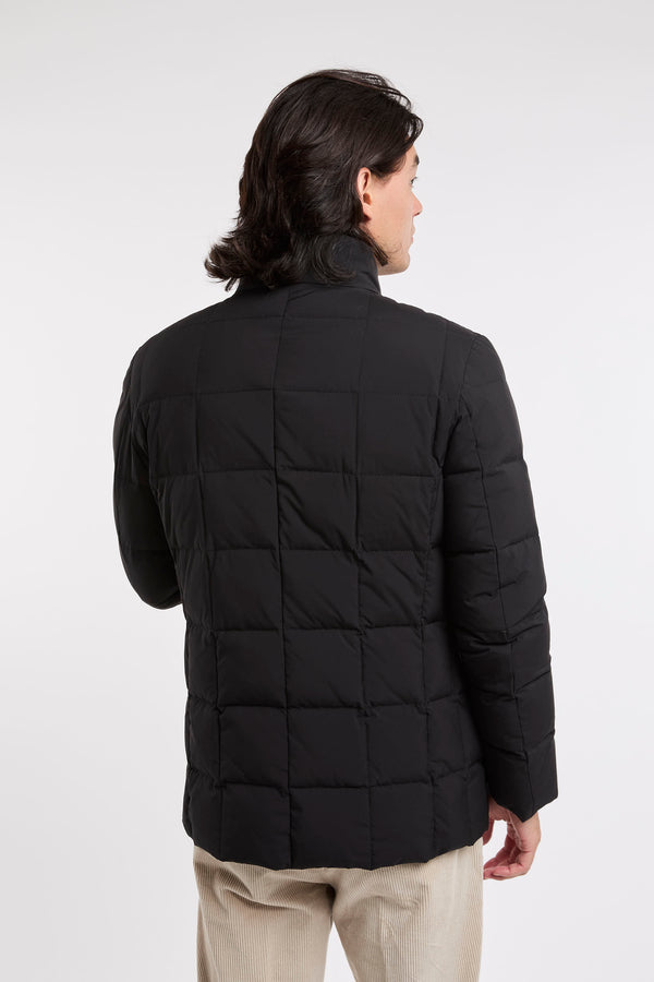 Fay Quilted Polyester Black Jacket - 5