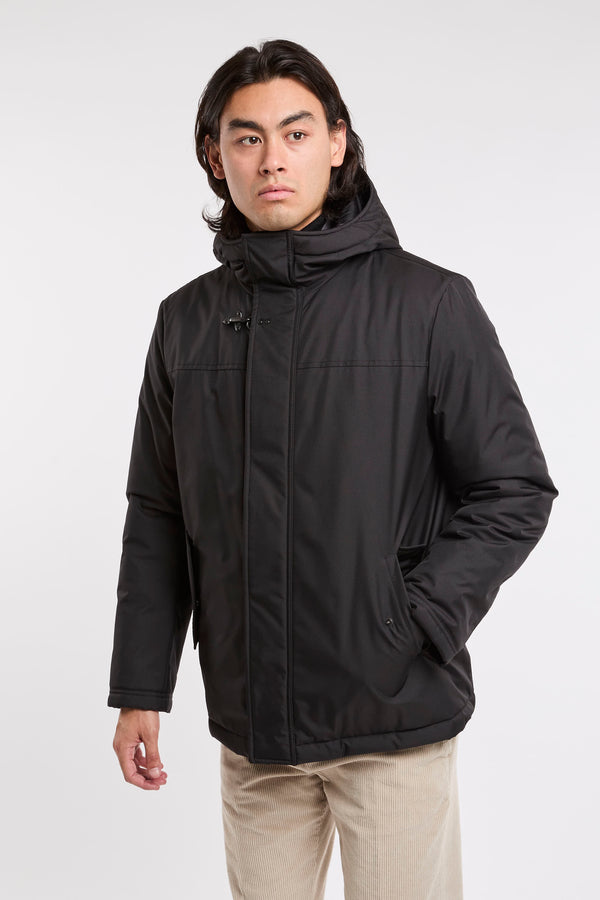 Fay Technical Gabardine Black Jacket - 3