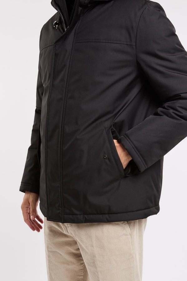 Fay Technical Gabardine Black Jacket - 7